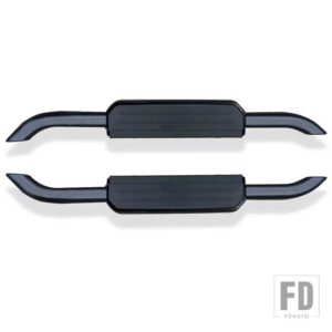 ランドローバー 合金ランニングボードサイドステップバーペダルディフェンダー90 2020 2021 2022用 - 1set black