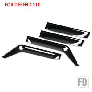 ランドローバー サイドウィンドウディフレクターディフェンダー 110 130 2020 風防日雨ディフレクターガード - for 110