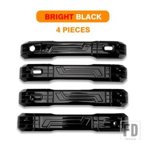 トヨタ サイドドアハンドルカバートリム ランドクルーザー 250 プラド LC250 2024 外装ドアハンドルカバーアクセサリー - Glossy Black