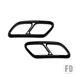 ボルボ テールスロートパイプカバートリム XC90 S90 XC40 V90 XC60 S60 V60 排気テールパイプフレームカーアクセサリー - xc402