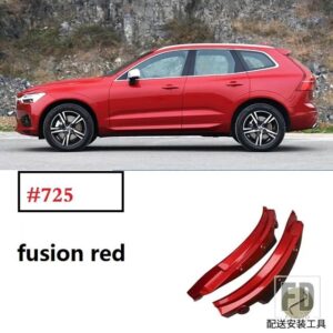 ボルボ 2025 XC60 マッドフラップブルー 2018 2019 2020-2024 スペシャルなリアドアリアフェンダーカーアクセサリーマッドガード - fusion red