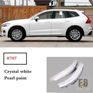 ボルボ 2025 XC60 マッドフラップブルー 2018 2019 2020-2024 スペシャルなリアドアリアフェンダーカーアクセサリーマッドガード - crystal White pearl