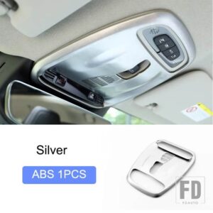 ボルボ XC40 2019-2024 インテリアアクセサリー中央コンソール装飾フレームカバートリム ABS ステッカー