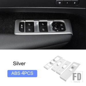 ボルボ XC40 2019-2024 インテリアアクセサリー中央コンソール装飾フレームカバートリム ABS ステッカー