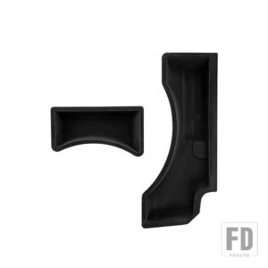 ボルボ XC60 2018-22-23 トランク収納ボックス XC60 スペアタイヤ収納ボックス ABS 材料/植毛カーアクセサリー - 2022-2023 Flocking