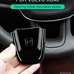ボルボ XC40 ステッカーリアエアアウトレット装飾室内装飾フレームステンレスアクセサリー用 - 1pcs