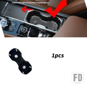 ボルボ XC60 XC90 S90 V90 S60 V60 水カップパッドシリコン収納ボックスカーアクセサリーに - 1pcs2