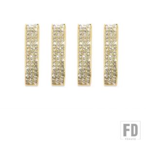 ボルボ XC60 室内装飾ダイヤモンドステッカー 2018-2025 カーアクセサリーに - 4pcs5