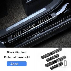 ボルボ ステッカー XC90 2015-19 2021 室内装飾ステンレス/ABS カーアクセサリー