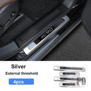 ボルボ ステッカー XC90 2015-19 2021 室内装飾ステンレス/ABS カーアクセサリー