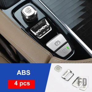 ボルボ ステッカー XC90 2015-19 2021 室内装飾ステンレス/ABS カーアクセサリー
