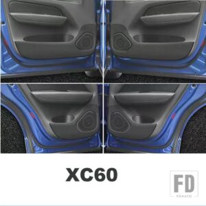 ボルボ ステッカー S60 V60 XC90 S90 V90 XC40 XC60 ドアアンチキックパッドインテリア 4 ドアアクセサリーステッカー - XC60 2018-2025