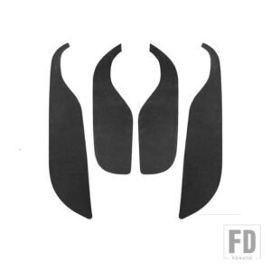 ボルボ ステッカー S60 V60 XC90 S90 V90 XC40 XC60 ドアアンチキックパッドインテリア 4 ドアアクセサリーステッカー - xc90 2015-2025