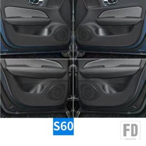 ボルボ ステッカー S60 V60 XC90 S90 V90 XC40 XC60 ドアアンチキックパッドインテリア 4 ドアアクセサリーステッカー - s60 2020-2025