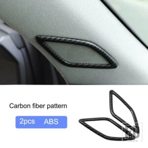 ボルボ カーアクセサリー XC40 2018-2023 カーボン色装飾スタイリングフレームカバートリムステッカー