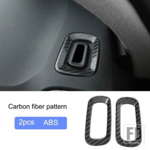 ボルボ カーアクセサリー XC40 2018-2023 カーボン色装飾スタイリングフレームカバートリムステッカー