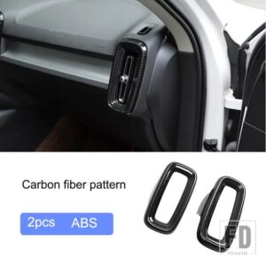 ボルボ カーアクセサリー XC40 2018-2023 カーボン色装飾スタイリングフレームカバートリムステッカー