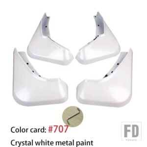 ボルボ フロントリア車マッドフラップブルー XC60 2018-22 23 フェンダーマッドフラップスプラッシュガードマッドマッドガードアクセサリー - xc60Crystal white