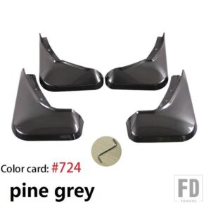 ボルボ フロントリア車マッドフラップブルー XC60 2018-22 23 フェンダーマッドフラップスプラッシュガードマッドマッドガードアクセサリー - xc60 pine grey