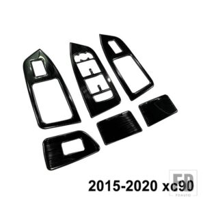 ボルボ XC90 V90CC V90 XC60 S60 V60CC リフターパネル装飾ステッカーカーアクセサリー左ハンドル用 - 2015-2020 xc90 6pcs