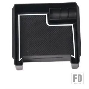 ボルボ S60 V60 XC60 収納ボックスドアハンドルアームレストボックスベージュ/ブラックフロントドア + バックドア仕上げボックス - black 1pcs