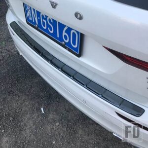 ボルボ XC60 XC90 S60 V60 S90 V90 モールドテールゲートドアハンドルストリップガーニッシュスタイリングクロームリアトランクテールゲートカ - Black XC60 18-25