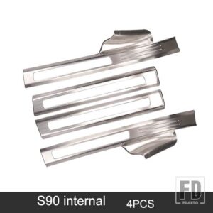 ボルボ XC60 S60 V60 V60CC しきい値バーウェルカムペダルフットペダルステンレス装飾アクセサリー - S905