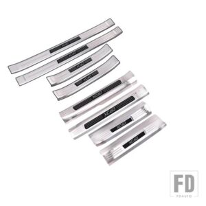 ボルボ XC60 S60 V60 V60CC しきい値バーウェルカムペダルフットペダルステンレス装飾アクセサリー - XC60 8PCS