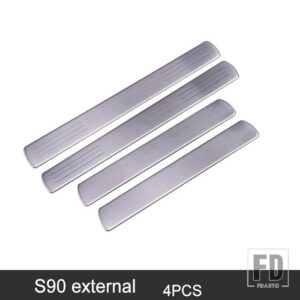 ボルボ XC60 S60 V60 V60CC しきい値バーウェルカムペダルフットペダルステンレス装飾アクセサリー - S907