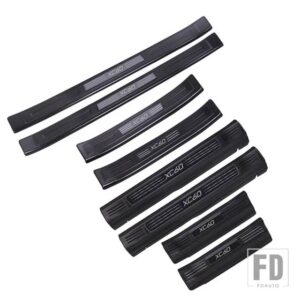 ボルボ XC60 S60 V60 V60CC しきい値バーウェルカムペダルフットペダルステンレス装飾アクセサリー - XC60 8PCS8