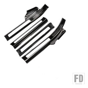 ボルボ S90 2016-24 2025 しきい値バーウェルカムペダルトリムストリップカーアクセサリーに - Black