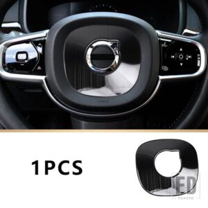 ボルボ カーアクセサリー XC60 内装ブラックチタンつや消し装飾フレーム 2018-2024 モデル - 1pcs13