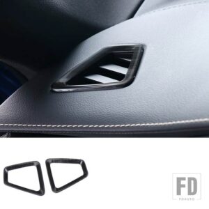 ボルボ カーアクセサリー XC60 内装ブラックチタンつや消し装飾フレーム 2018-2024 モデル - 2pcs2