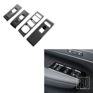 ボルボ C40 XC40 インテリアカーボン中央制御計器パネルナビゲーション装飾フィルムカーアクセサリー - 4PCS