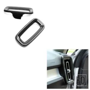 ボルボ C40 XC40 インテリアカーボン中央制御計器パネルナビゲーション装飾フィルムカーアクセサリー - 2pcs3