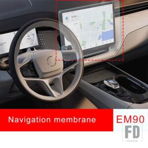 ボルボ EX90 EX30 EM90 POLESTAR1 2 34 中央制御ナビゲーション計器表示画面ガラス強化フィルムフィルム - EM901pcs