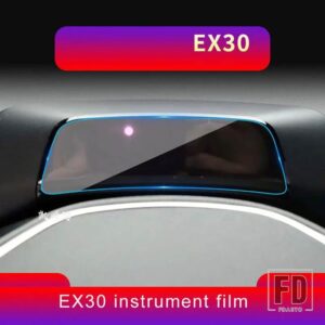 ボルボ EX90 EX30 EM90 POLESTAR1 2 34 中央制御ナビゲーション計器表示画面ガラス強化フィルムフィルム - EX30 1PCS