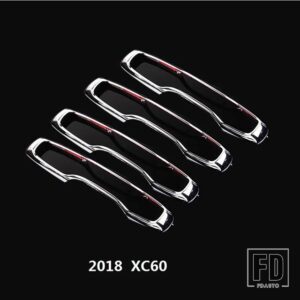 ボルボ カーアクセサリー XC60 XC90 S90 V90 2018-2025 2024 ドアハンドル装飾ステッカー外側ドアハンドルステッカー - 2018-2023 XC60