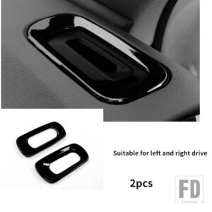 ボルボ XC40 C40 インストルメントパネルエアアウトレット装飾ステンレスグリッターステッカーカーアクセサリー - 2pcs