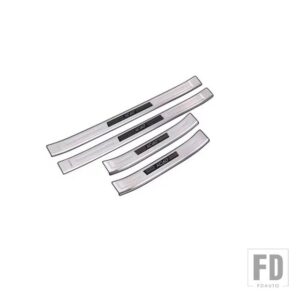 ボルボ XC60 閾値ストリップペダルステンレス装飾車 ACCESSORIES2018 19 20 2021 22 23 24 25 - silvery 4pcs