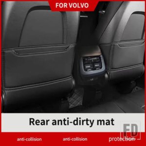 ボルボ 2個 XC60 XC90 S90 V90 S60 V60 V90CC V60CC シートキックパッドドアキックパッドリアキックパッドトリムインテリア - xc90 2pcs 2015-2022