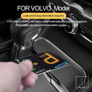 ボルボ XC60 V60 S60 中央制御漏れ防止装飾ステッカーギアシフトパネル漏れ防止カード - XC60