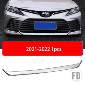 トヨタ フロントバンパーフロントシャベル カムリスポーツ V6 XSE SE 18-22 フロントリップ防止アンチスクラッチストリップアクセサリー - 2021-20227