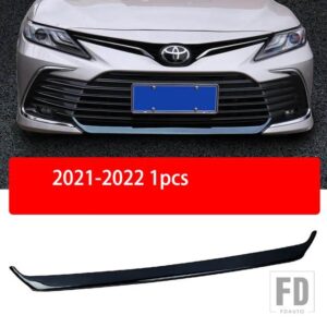 トヨタ フロントバンパーフロントシャベル カムリスポーツ V6 XSE SE 18-22 フロントリップ防止アンチスクラッチストリップアクセサリー - 2021-20223