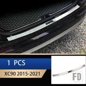 ボルボ XC90 トランクトリムストリップトランクストリップ 2015-22 カーアクセサリー - Dark Grey