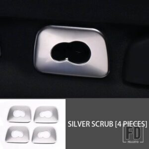 ボルボ ステッカー XC60 2018-2023 内装 XC60 後列ルーフフック穴装飾 - 4PCS