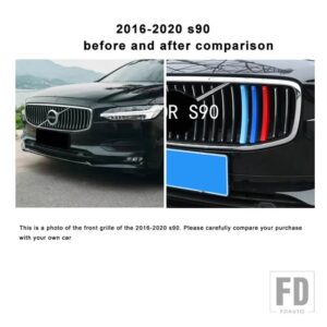ボルボ S90 V90 3色 ネット装飾ストリップ新ネットワークスペシャルなカラーステッカー 2017-2023 カーアクセサリー - 2016-2020 S90V902