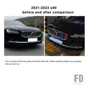 ボルボ S90 V90 3色 ネット装飾ストリップ新ネットワークスペシャルなカラーステッカー 2017-2023 カーアクセサリー - 2021-2023 S90V903