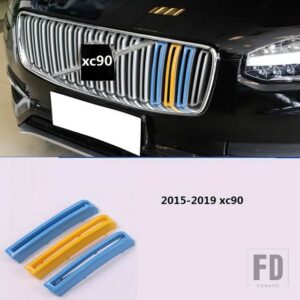 ボルボ XC90 2015-2019 モデル 3色 ネット装飾ストリップネットワークスペシャルなカラーステッカー - 2015-2019 XC90