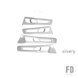 ボルボ XC40 C40 ドア装飾黒光沢カーアクセサリーステッカー - silvery